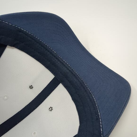 Heat Snapback Trucker Hat Blue One Size Adjustable 6 Panel The Classics Yupoong - Picture 8 of 9